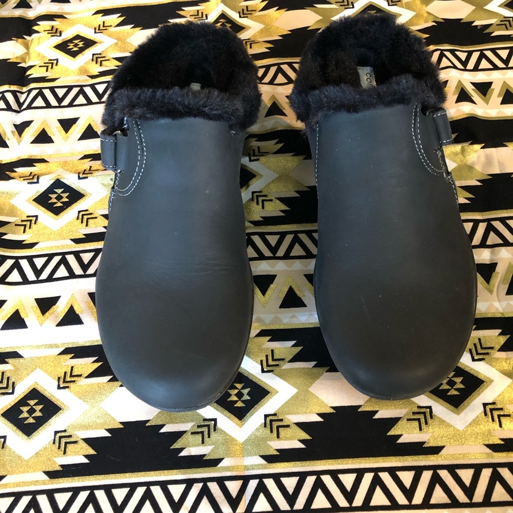 Clarks Roseville Black Clog Women’s Slip On.